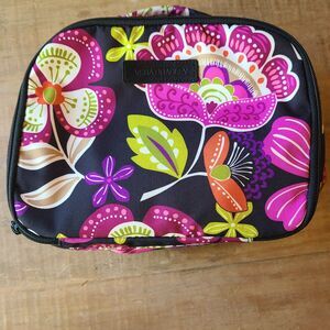 Vera Bradley Lighten Up Suitcase Style Lunch‎ Bag Pirouette Pink BRIGHT COLORS